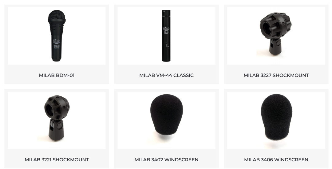 Milab Drum Pack 話筒