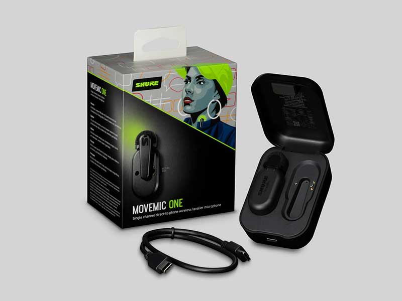 Shure MoveMic One 無線領(lǐng)夾式話筒 Shure MoveMic One 無線領(lǐng)夾式話筒