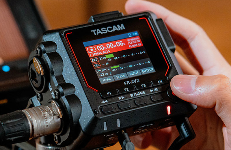 TASCAM FR-AV2 音頻錄制解決方案 TASCAM FR-AV2 音頻錄制解決方案