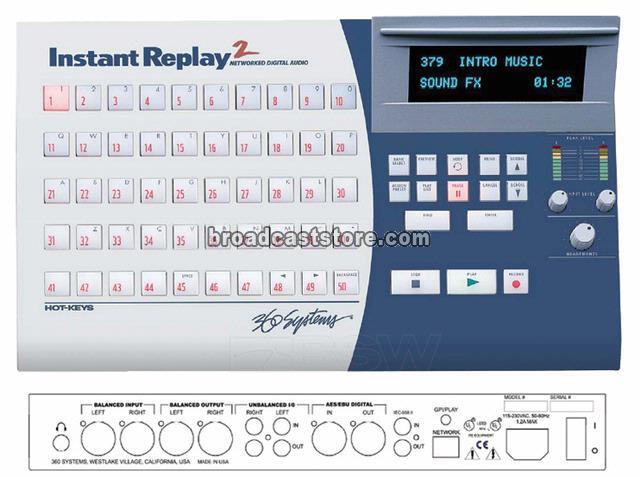 360 Systems DR600 硬盤錄音機(jī)，即時(shí)播放硬盤錄音機(jī)